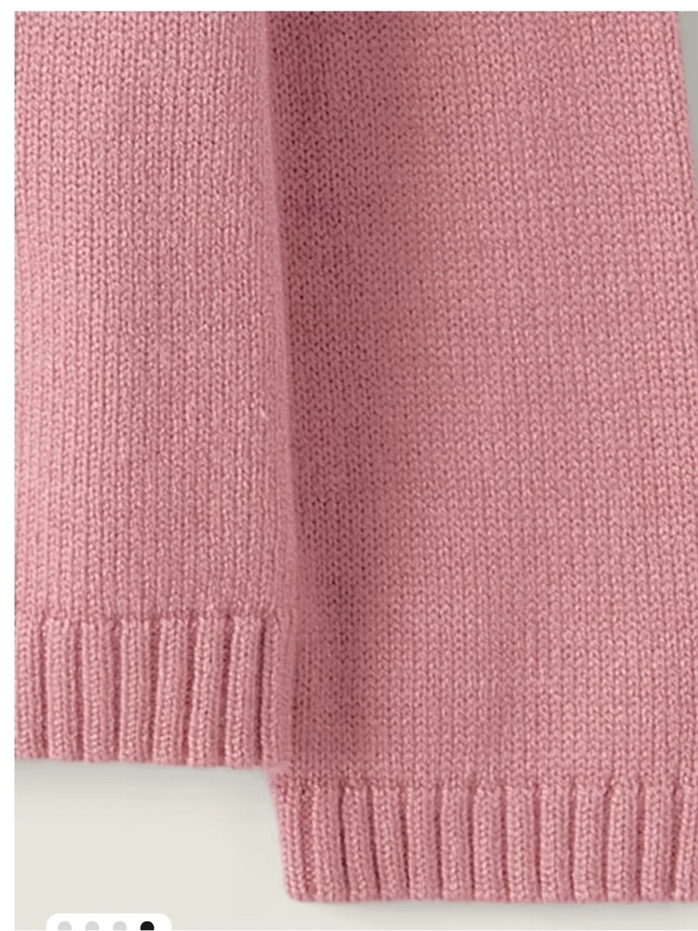 Gymboree Pink Sweater with Cream Peter Pan Collar